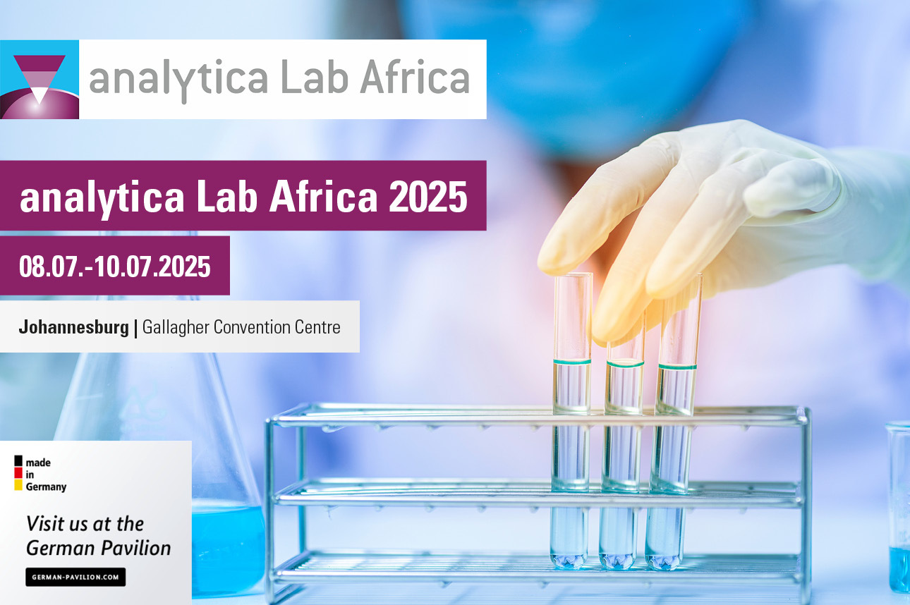 SHP Steriltechnik AG na targach analytica Lab Africa 2025 w Johannesburgu.