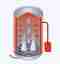 Ventilation using pre-vacuum and drying vacuum Ventilation using pre-vacuum and drying vacuum